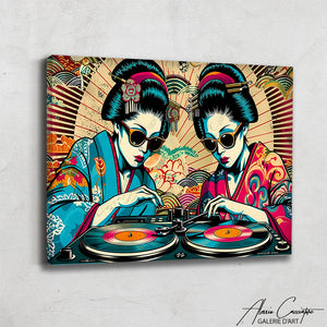 Tableau Geisha Moderne