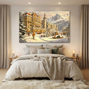 Toile Paysage D'hiver