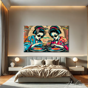 Tableau Geisha Moderne