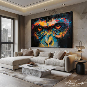 tableau singe street art