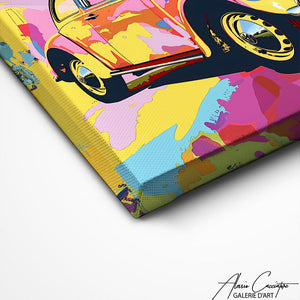 TABLEAU POP ART VOITURE AlessioCacciatore