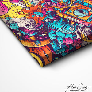 TABLEAU STREET ART ESPACE Alessio Cacciatore