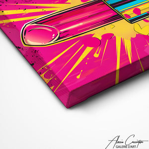 TABLEAU MODERNE ROUGE A LÈVRES Alessio Cacciatore