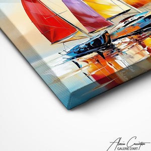 TABLEAU MARINE VOILIERS Alessio Cacciatore