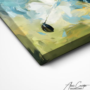 TABLEAU GOLFEUR ABSTRAIT AlessioCacciatore