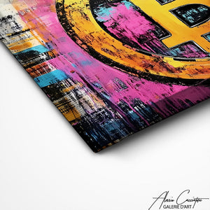 TABLEAU BITCOIN MODERNE Alessio Cacciatore