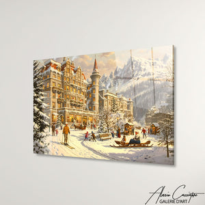 Cadre Paysage D'hiver