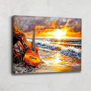 Guitare Peinture