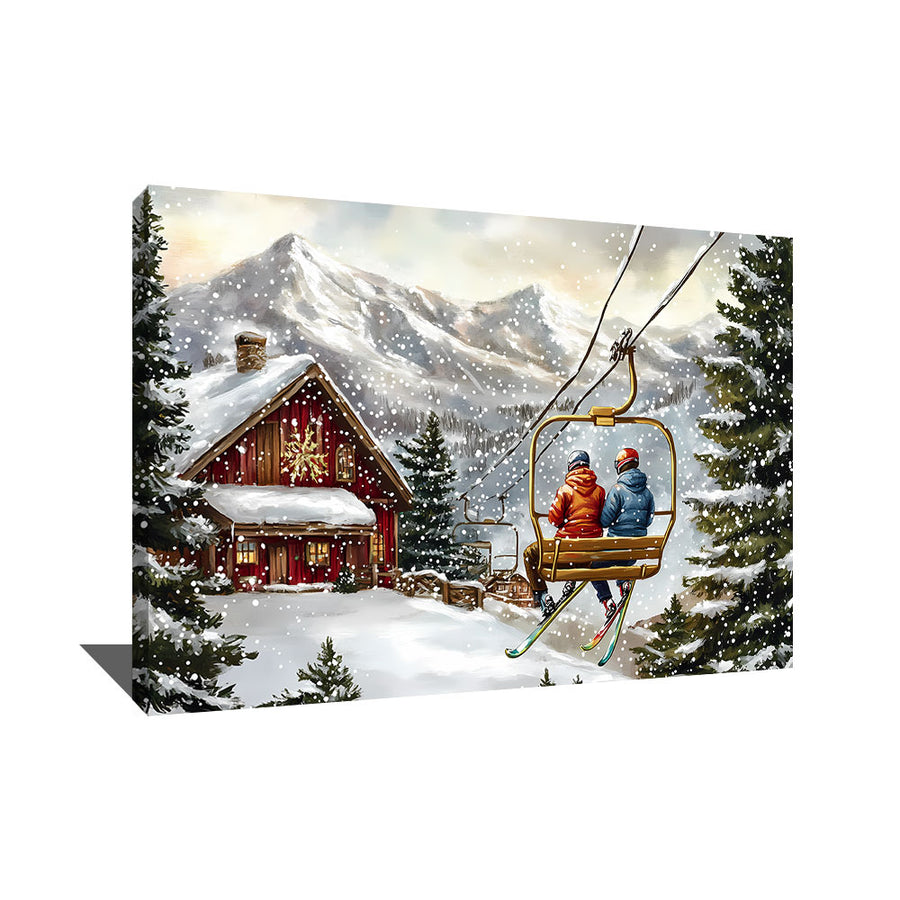 Tableau Neige Ski
