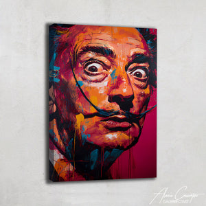Tableau Salvador Dali Visage