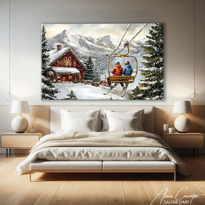 Toile Neige Ski
