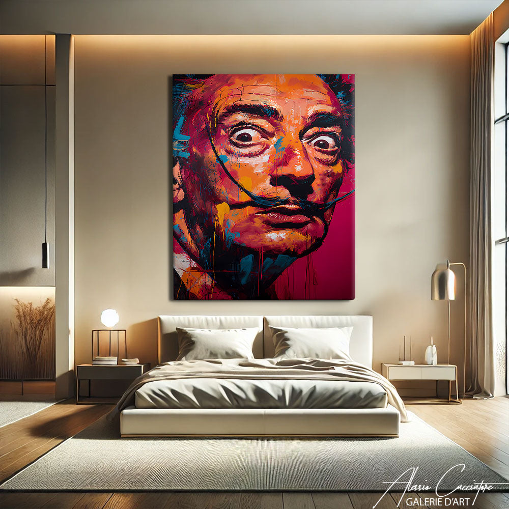 Tableau Salvador Dali Visage