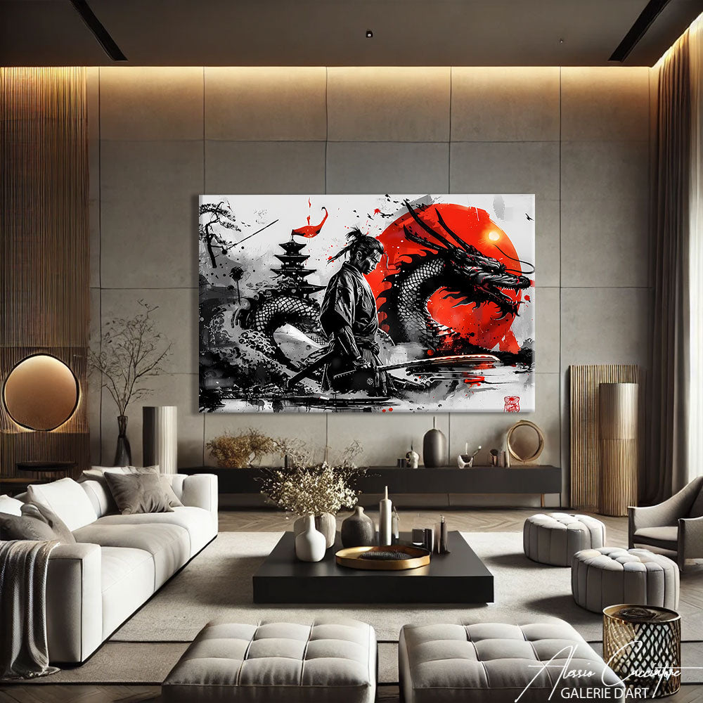 Tableau Samouraï Japonais