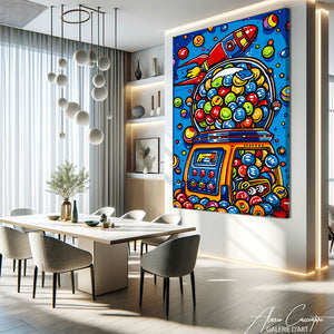 Tableau Coloré Moderne Original