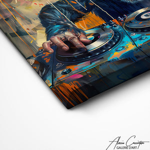 TABLEAU SINGE HIP HOP Alessio Cacciatore