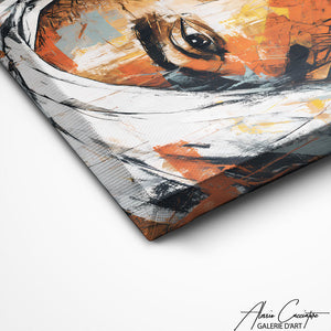 TABLEAU PORTRAIT FEMME AFRICAINE Alessio Cacciatore