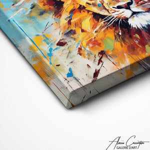 TABLEAU LION POP Alessio Cacciatore