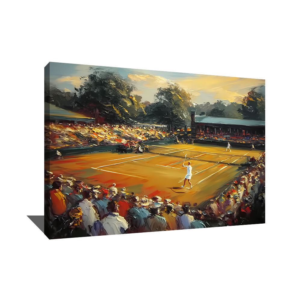 Tableau terrain de tennis