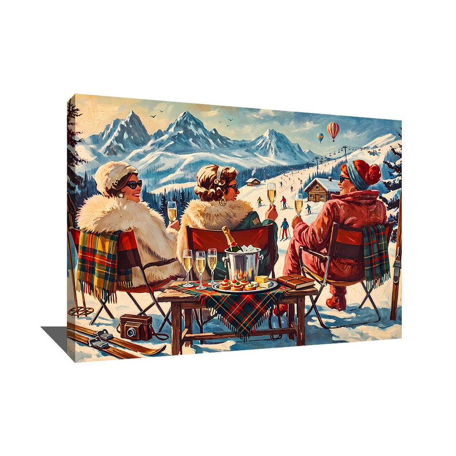Tableau Peinture Hiver