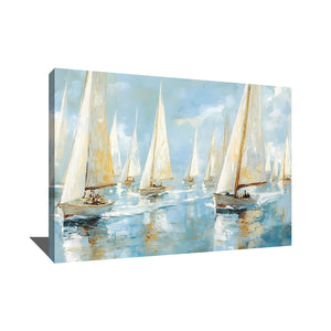 TABLEAU MARINE ABSTRAIT