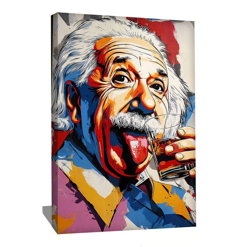 TABLEAU EINSTEIN POP ART