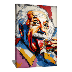 TABLEAU EINSTEIN POP ART AlessioCacciatore