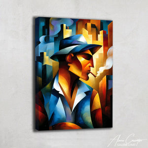 TABLEAU CUBISTE MODERNE AlessioCacciatore