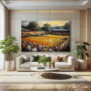 Tableau terrain de tennis