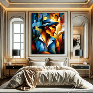 TABLEAU CUBISTE MODERNE AlessioCacciatore