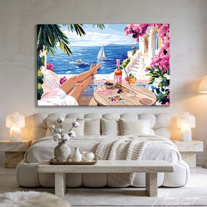Toile Paysage Mediterranee
