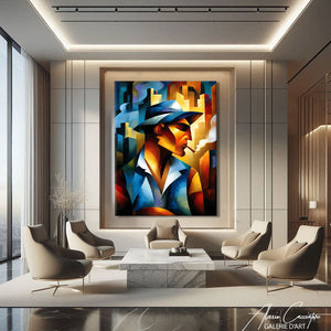 TABLEAU CUBISTE MODERNE AlessioCacciatore