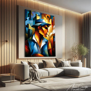 TABLEAU CUBISTE MODERNE AlessioCacciatore