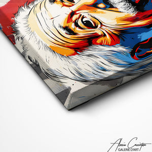 TABLEAU EINSTEIN POP ART AlessioCacciatore