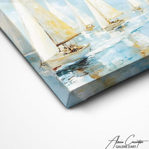 TABLEAU MARINE ABSTRAIT Alessio Cacciatore