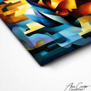 TABLEAU CUBISTE MODERNE AlessioCacciatore