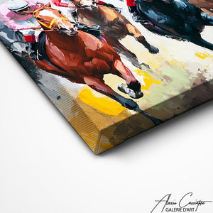 TABLEAU CHEVAL COURSE AlessioCacciatore