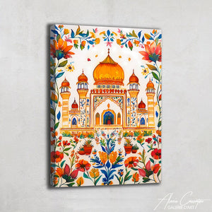 Tableau Oriental Blanc