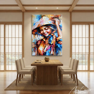 Affiche Femme Vietnamienne