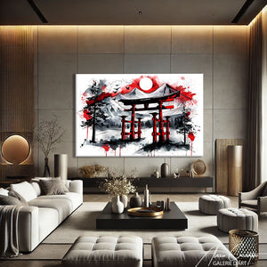 Tableau Japonais Blanc