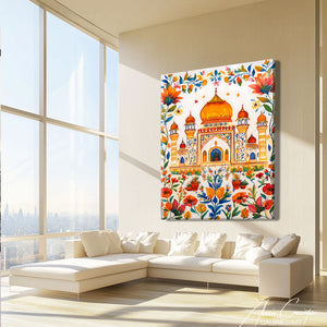 TABLEAU ORIENTAL BLANC Alessio Cacciatore