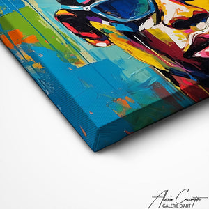 TABLEAU HOMME AFRICAIN Alessio Cacciatore