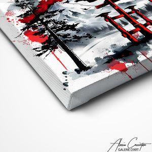 TABLEAU JAPONAIS BLANC AlessioCacciatore