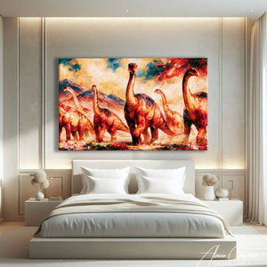 Toile Dinosaures