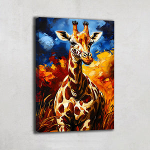 TABLEAU GIRAFE MODERNE