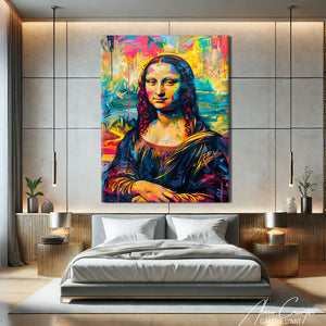 TABLEAU POP ART JOCONDE Alessio Cacciatore