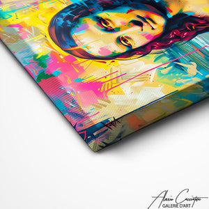 TABLEAU POP ART JOCONDE Alessio Cacciatore