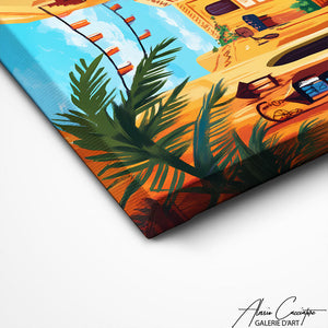 TABLEAU DECO ORIENTAL Alessio Cacciatore