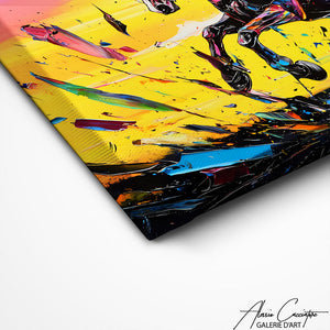TABLEAU CHEVAL COLORÉ AlessioCacciatore