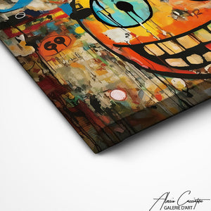 TABLEAU STREET ART LANGUE Alessio Cacciatore