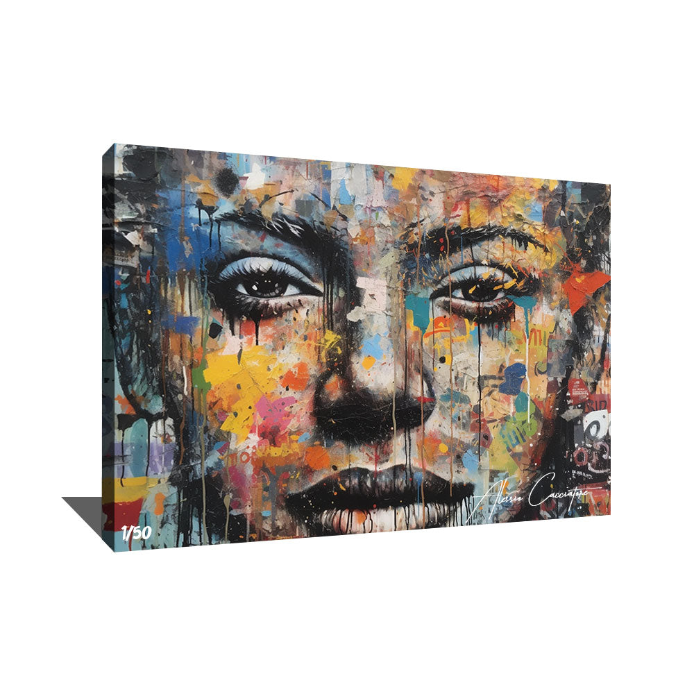 Tableau Salon Street Art Alessio Cacciatore